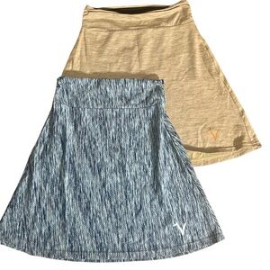 Voormi Women’s Swift Water Skirt Lot Of 2 Size Medium Blue And Brown USA Made